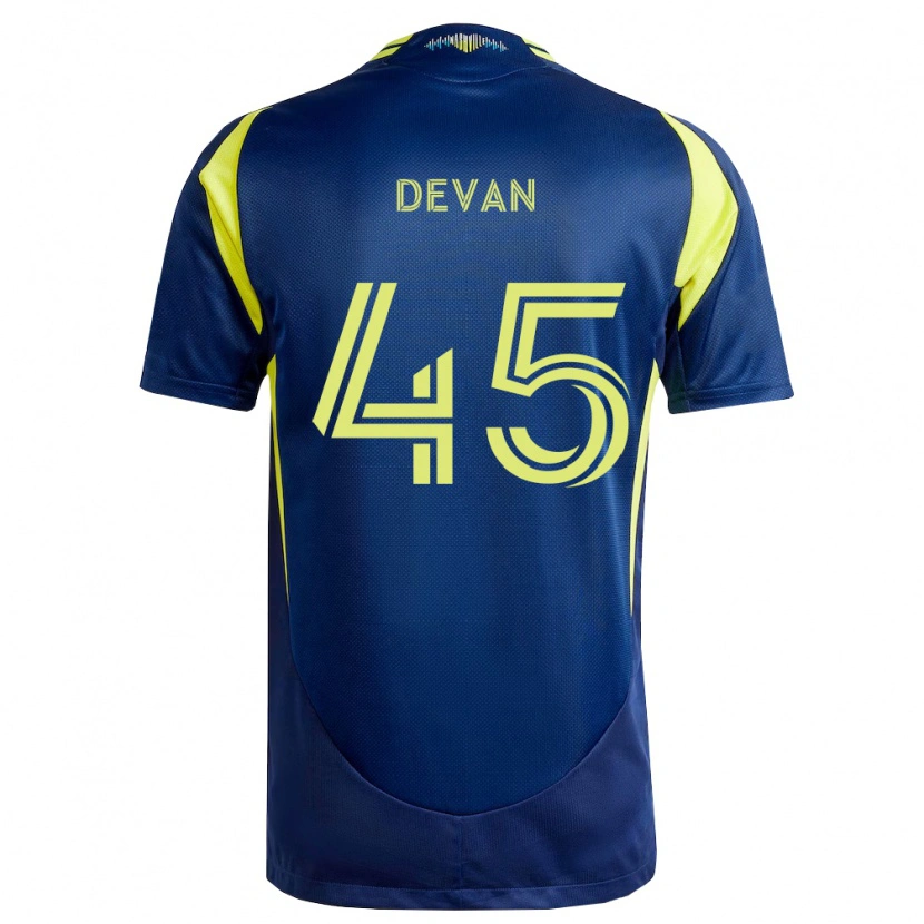 DanxenメンズLiam Devan#45黄紺アウェイシャツ2026/27ジャージーユニフォーム