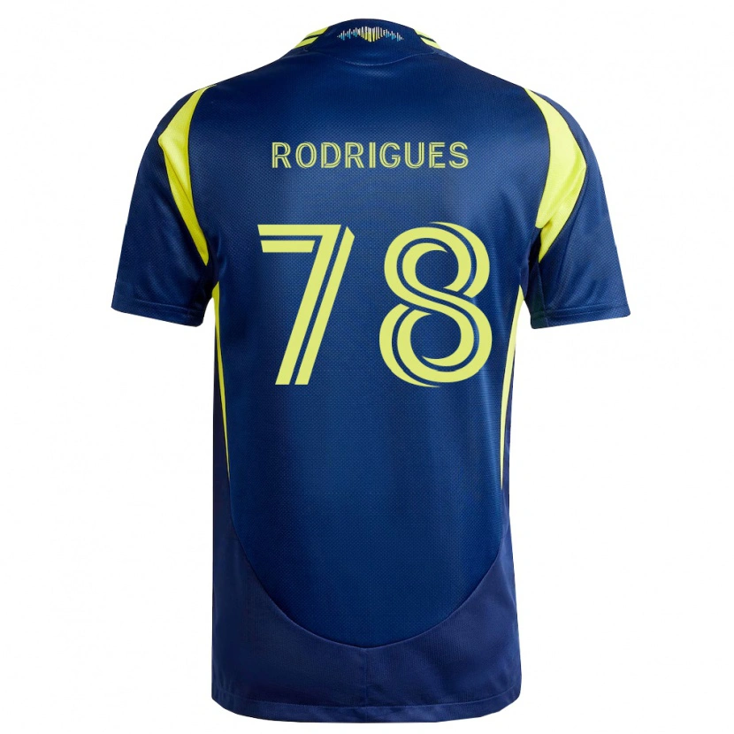 DanxenメンズGiuliano Rodrigues#78黄紺アウェイシャツ2026/27ジャージーユニフォーム