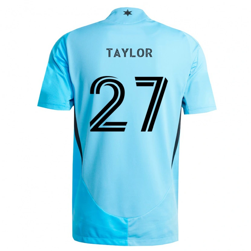 DanxenメンズD.j. Taylor#27薄青黒アウェイシャツ2026/27ジャージーユニフォーム