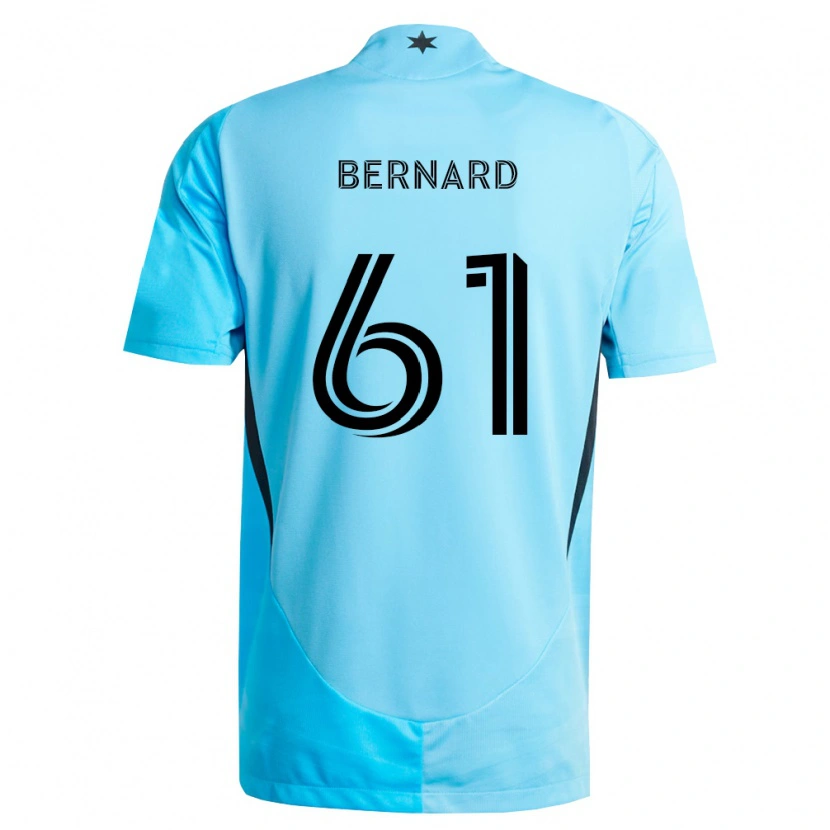 DanxenメンズJadan Bernard#61薄青黒アウェイシャツ2026/27ジャージーユニフォーム
