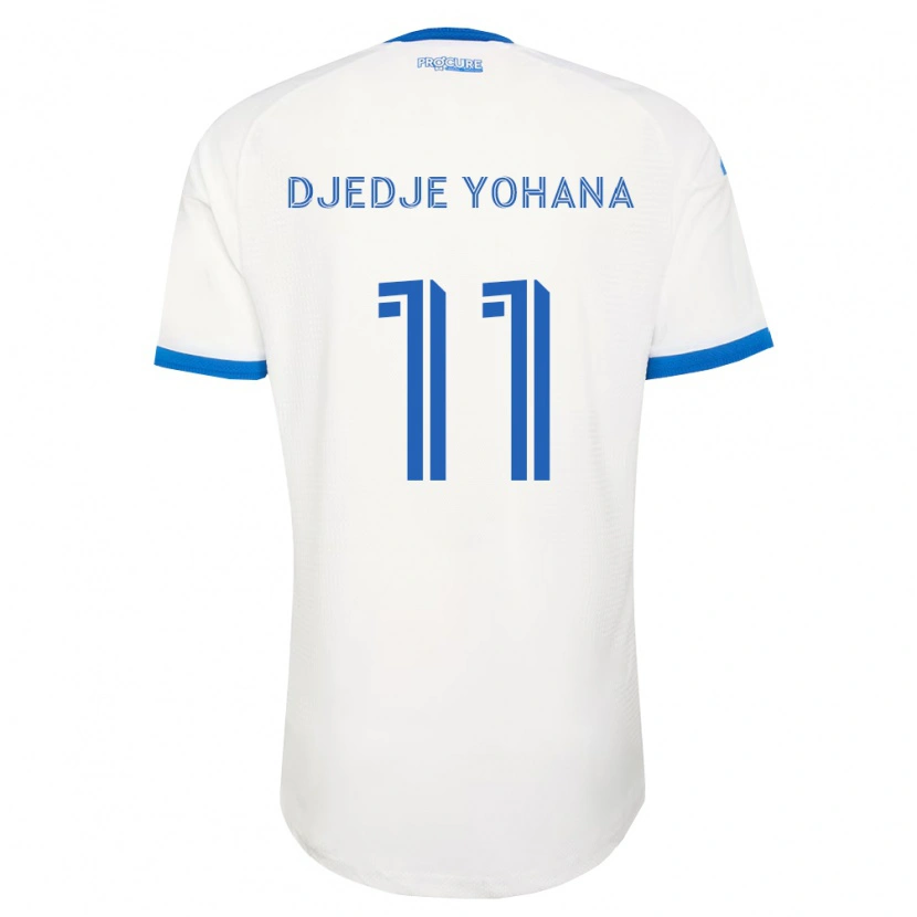 DanxenメンズKabie Djedje Yohana#11空色白アウェイシャツ2026/27ジャージーユニフォーム