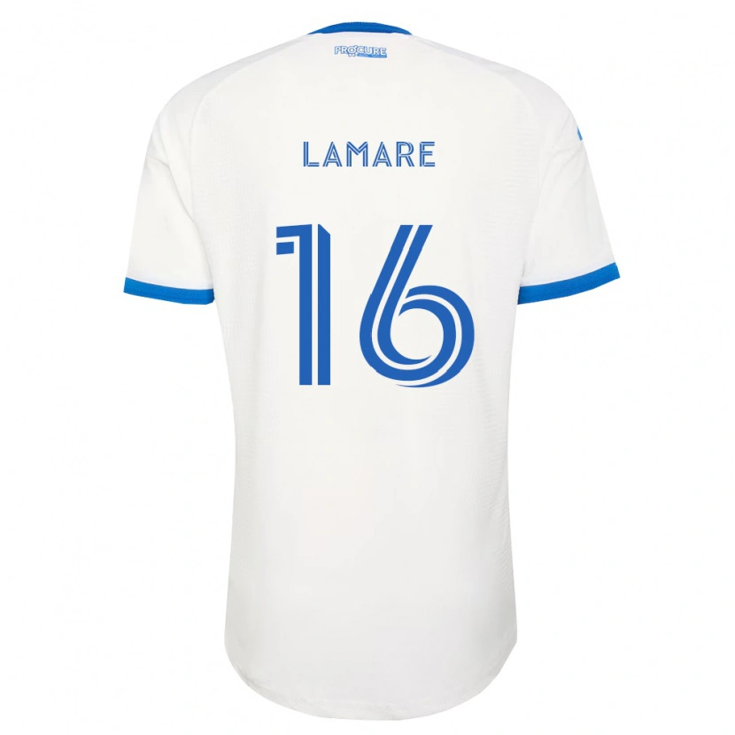 DanxenメンズSamuel Lamare#16空色白アウェイシャツ2026/27ジャージーユニフォーム