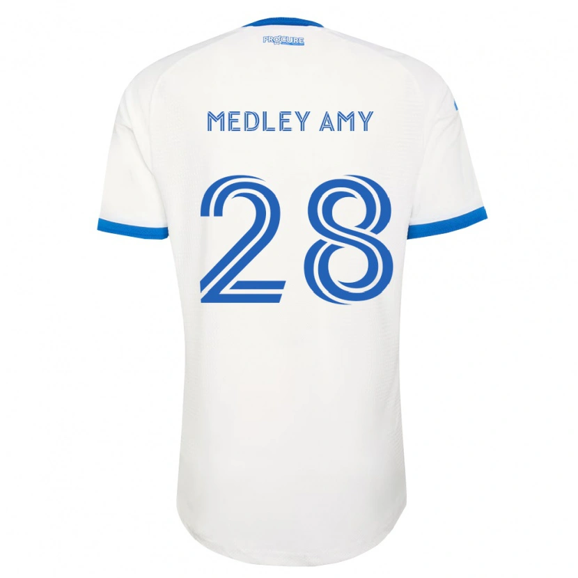 DanxenメンズMedley Amy#28空色白アウェイシャツ2026/27ジャージーユニフォーム