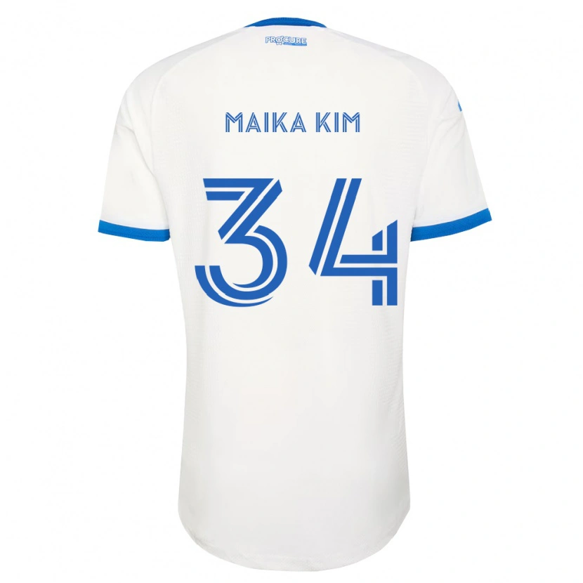 DanxenメンズGuerrier Maika Kim#34空色白アウェイシャツ2026/27ジャージーユニフォーム