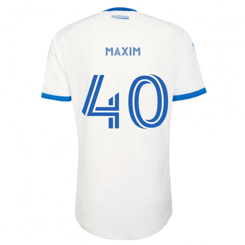 DanxenメンズEllyson Maxim#40空色白アウェイシャツ2026/27ジャージーユニフォーム