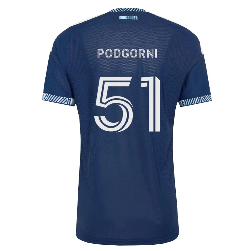 DanxenメンズKevin Podgorni#51濃青白アウェイシャツ2026/27ジャージーユニフォーム