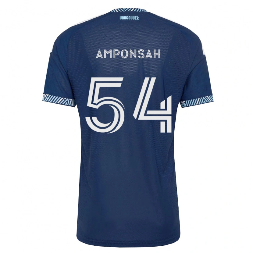 DanxenメンズPrince Amponsah#54濃青白アウェイシャツ2026/27ジャージーユニフォーム