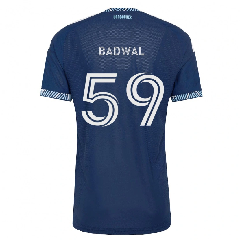 DanxenメンズJeevan Badwal#59濃青白アウェイシャツ2026/27ジャージーユニフォーム