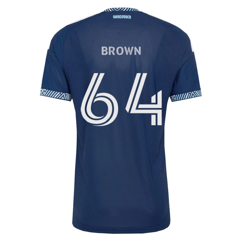 DanxenメンズTyler Brown#64濃青白アウェイシャツ2026/27ジャージーユニフォーム