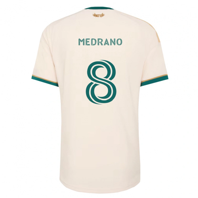 DanxenメンズKeven Medrano#8シャンパン緑アウェイシャツ2026/27ジャージーユニフォーム