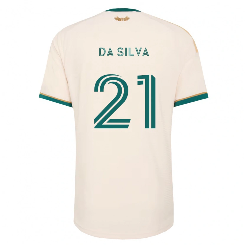 DanxenメンズLucas Da Silva#21シャンパン緑アウェイシャツ2026/27ジャージーユニフォーム