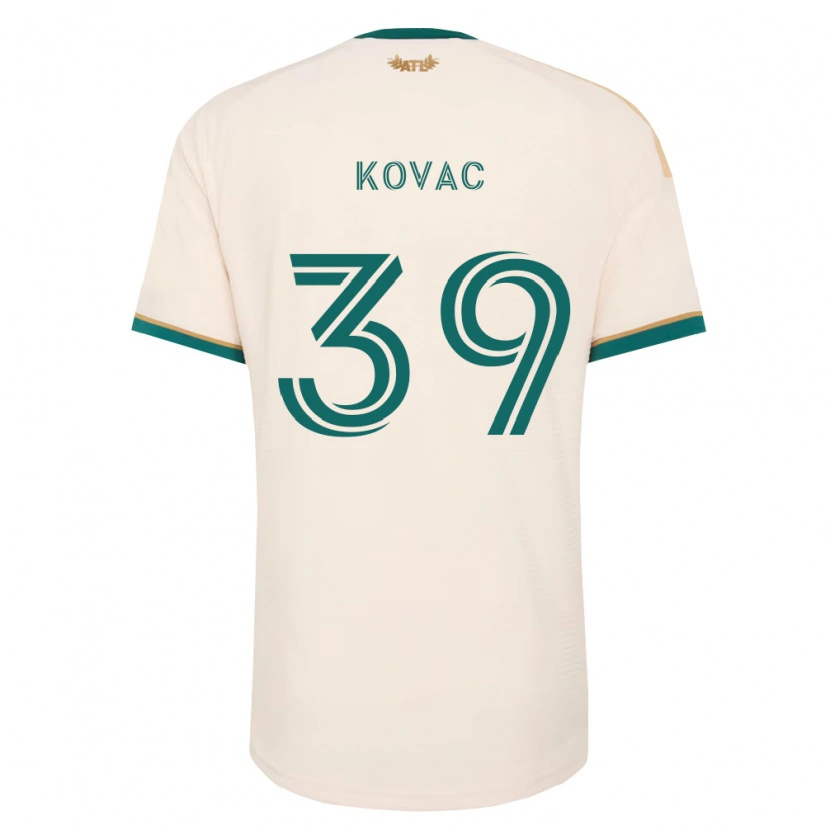 DanxenメンズArif Kovac#39シャンパン緑アウェイシャツ2026/27ジャージーユニフォーム