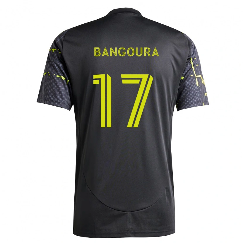 DanxenメンズSekou Bangoura#17蛍光黄黒アウェイシャツ2026/27ジャージーユニフォーム