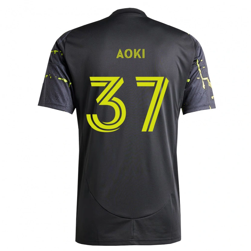 DanxenメンズRui Aoki#37蛍光黄黒アウェイシャツ2026/27ジャージーユニフォーム