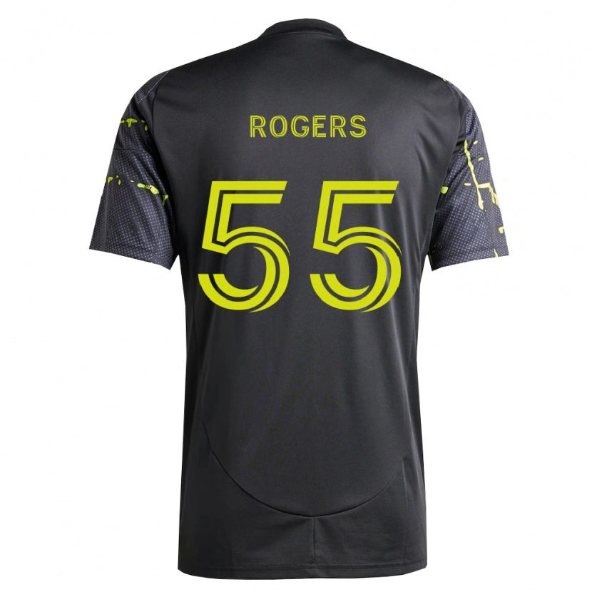 DanxenメンズChris Rogers#55蛍光黄黒アウェイシャツ2026/27ジャージーユニフォーム