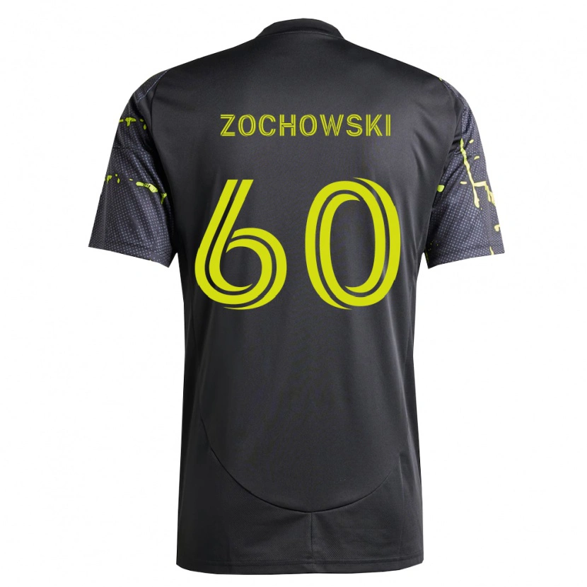 DanxenメンズAlex Zochowski#60蛍光黄黒アウェイシャツ2026/27ジャージーユニフォーム