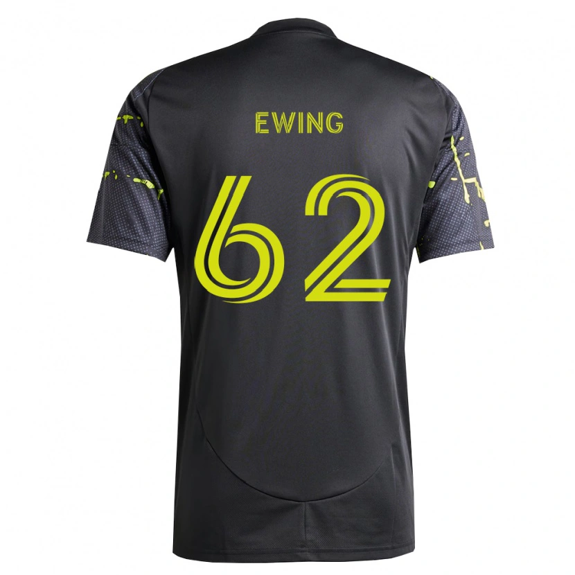 DanxenメンズImmanuel Ewing#62蛍光黄黒アウェイシャツ2026/27ジャージーユニフォーム