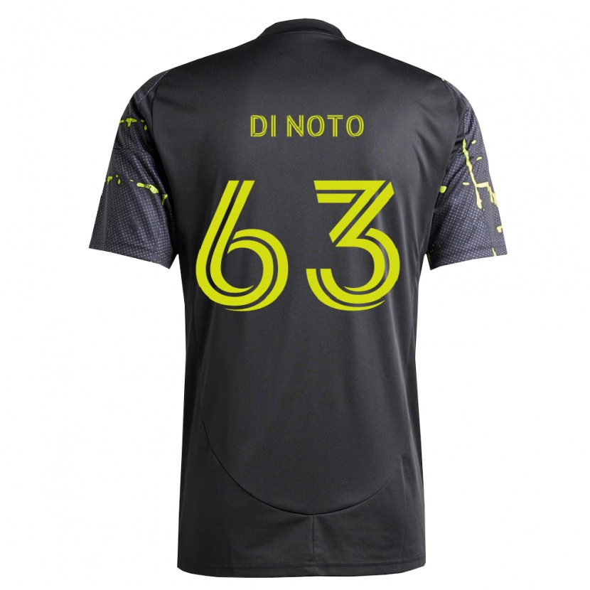 DanxenメンズGianmarco Di Noto#63蛍光黄黒アウェイシャツ2026/27ジャージーユニフォーム