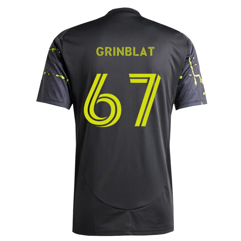 DanxenメンズArtem Grinblat#67蛍光黄黒アウェイシャツ2026/27ジャージーユニフォーム