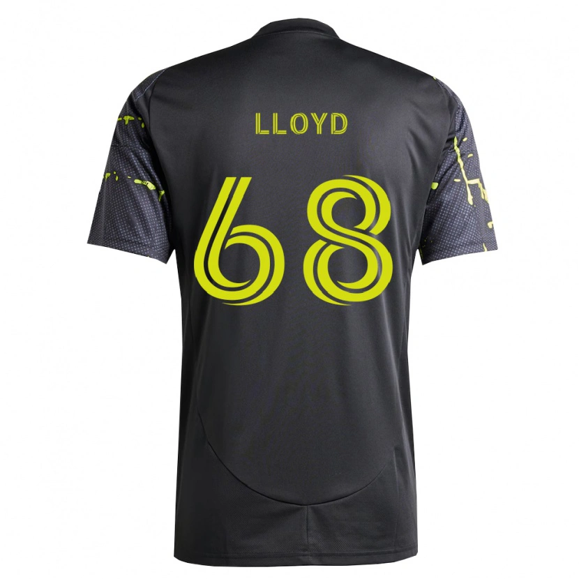 DanxenメンズZach Lloyd#68蛍光黄黒アウェイシャツ2026/27ジャージーユニフォーム