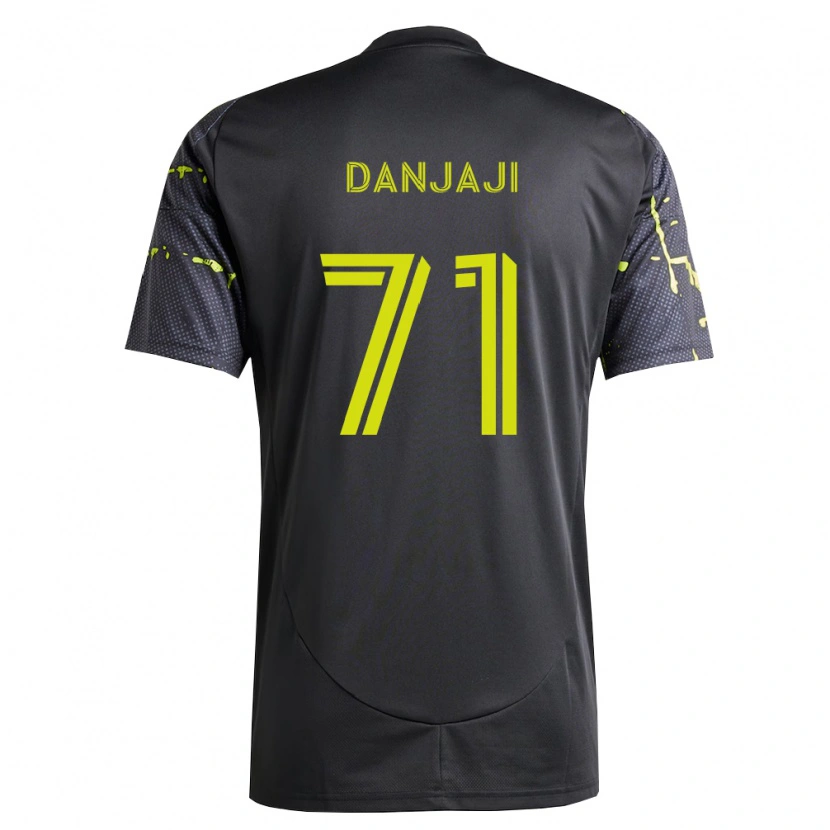 DanxenメンズJamil Danjaji#71蛍光黄黒アウェイシャツ2026/27ジャージーユニフォーム
