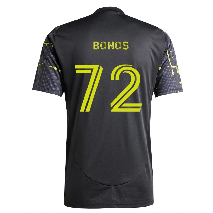 DanxenメンズJackson Bonos#72蛍光黄黒アウェイシャツ2026/27ジャージーユニフォーム