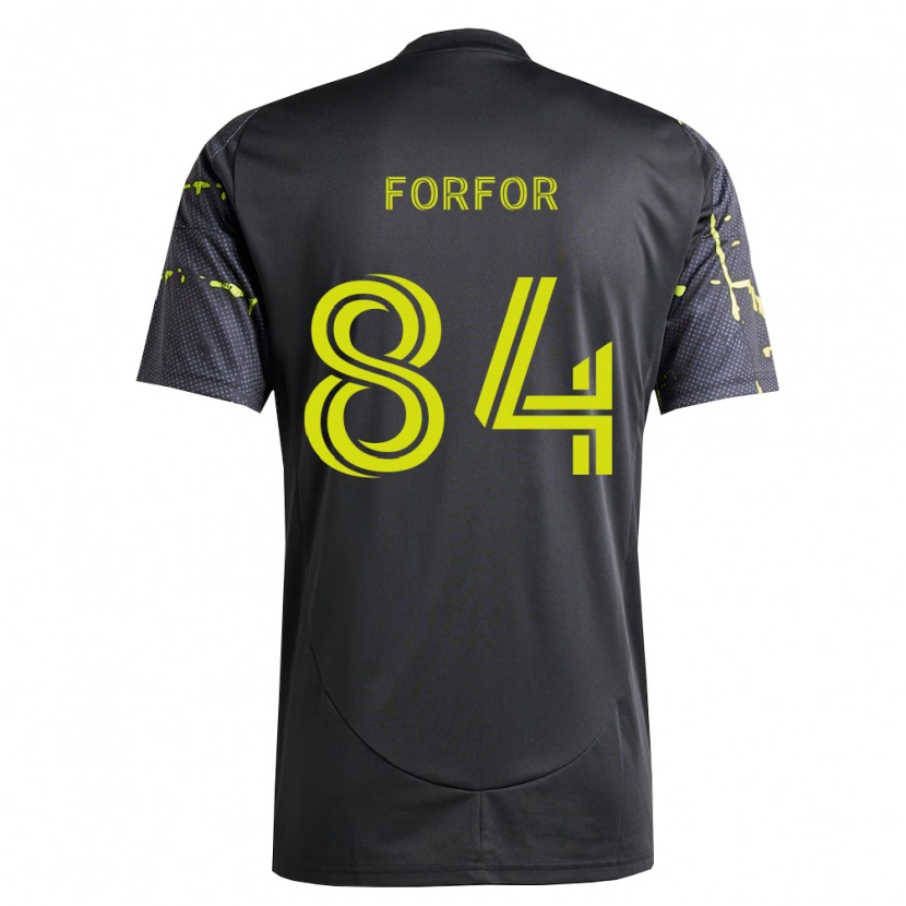 DanxenメンズPrince Forfor#84蛍光黄黒アウェイシャツ2026/27ジャージーユニフォーム