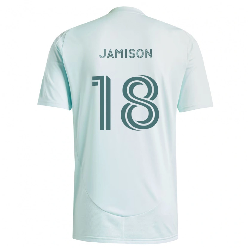 Danxenメンズブライス・ジェイミソン#18白薄緑アウェイシャツ2026/27ジャージーユニフォーム