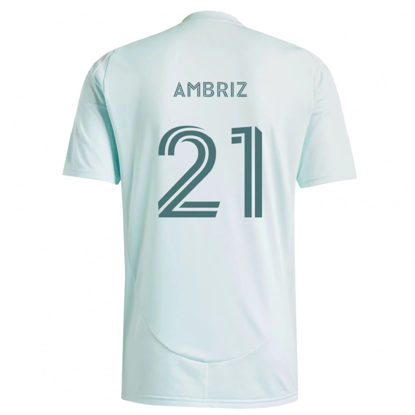 DanxenメンズDiego Ambriz#21白薄緑アウェイシャツ2026/27ジャージーユニフォーム