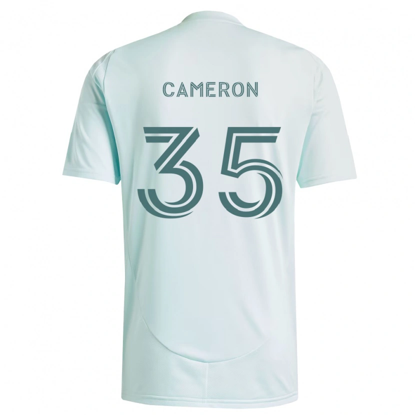 DanxenメンズJames Cameron#35白薄緑アウェイシャツ2026/27ジャージーユニフォーム