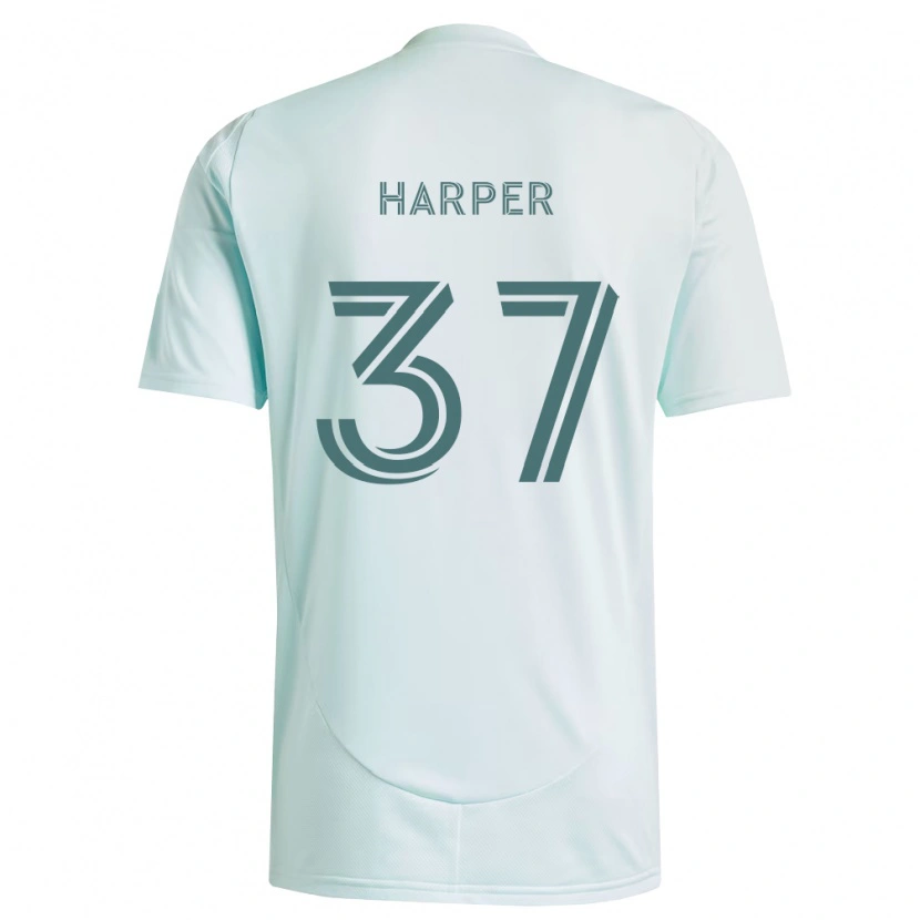 DanxenメンズCharlie Harper#37白薄緑アウェイシャツ2026/27ジャージーユニフォーム