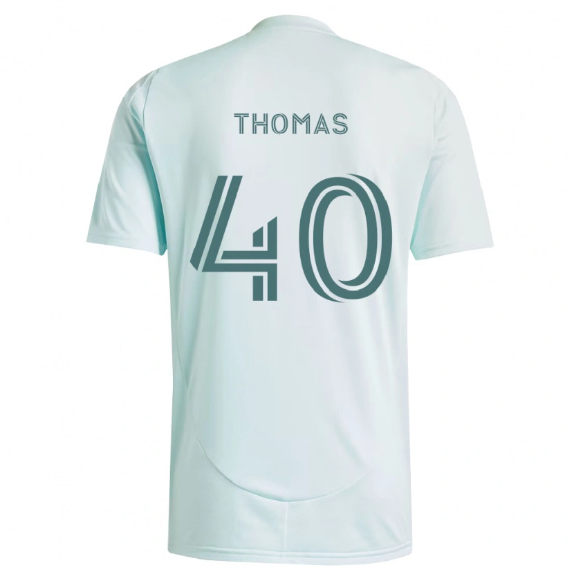 DanxenメンズKai Thomas#40白薄緑アウェイシャツ2026/27ジャージーユニフォーム