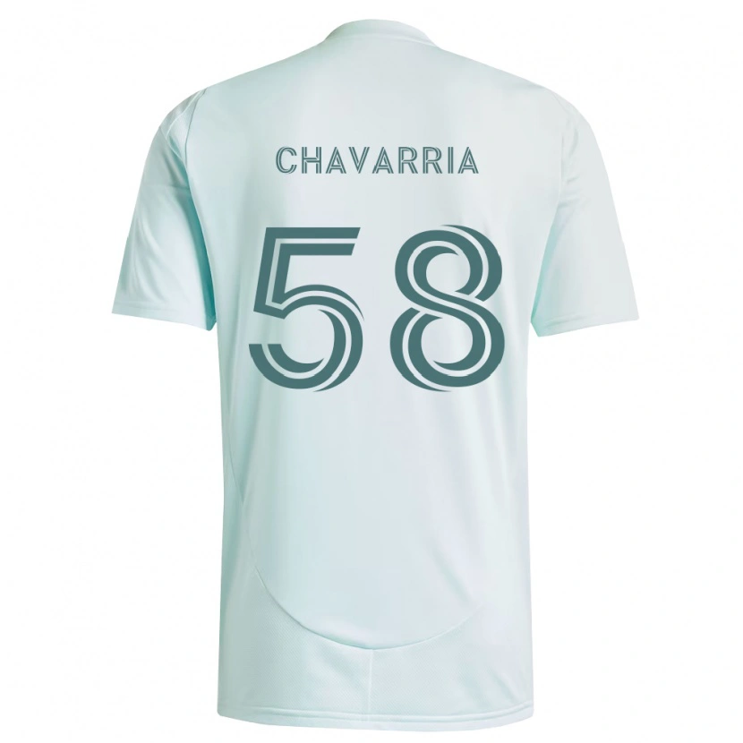 DanxenメンズKeith Chavarria#58白薄緑アウェイシャツ2026/27ジャージーユニフォーム