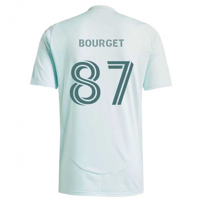 DanxenメンズSebastian Bourget#87白薄緑アウェイシャツ2026/27ジャージーユニフォーム