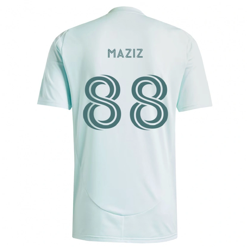 DanxenメンズYoussef Maziz#88白薄緑アウェイシャツ2026/27ジャージーユニフォーム