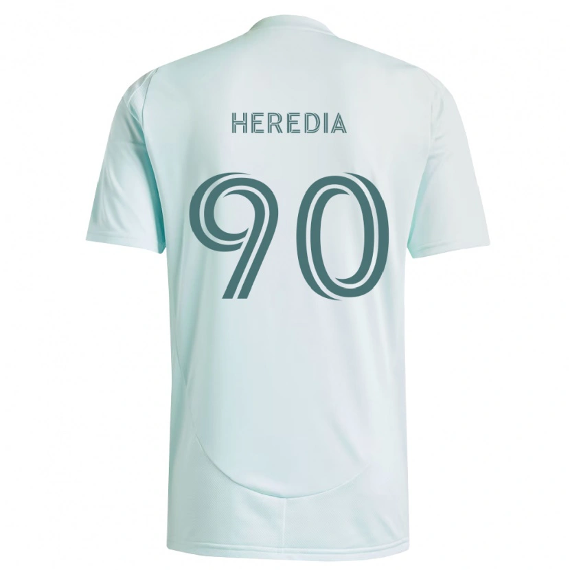 DanxenメンズEdgar Heredia#90白薄緑アウェイシャツ2026/27ジャージーユニフォーム