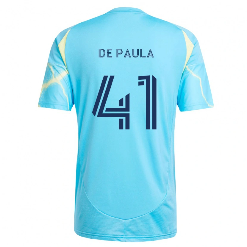 DanxenメンズMatheus De Paula#41薄青黒薄黄アウェイシャツ2026/27ジャージーユニフォーム