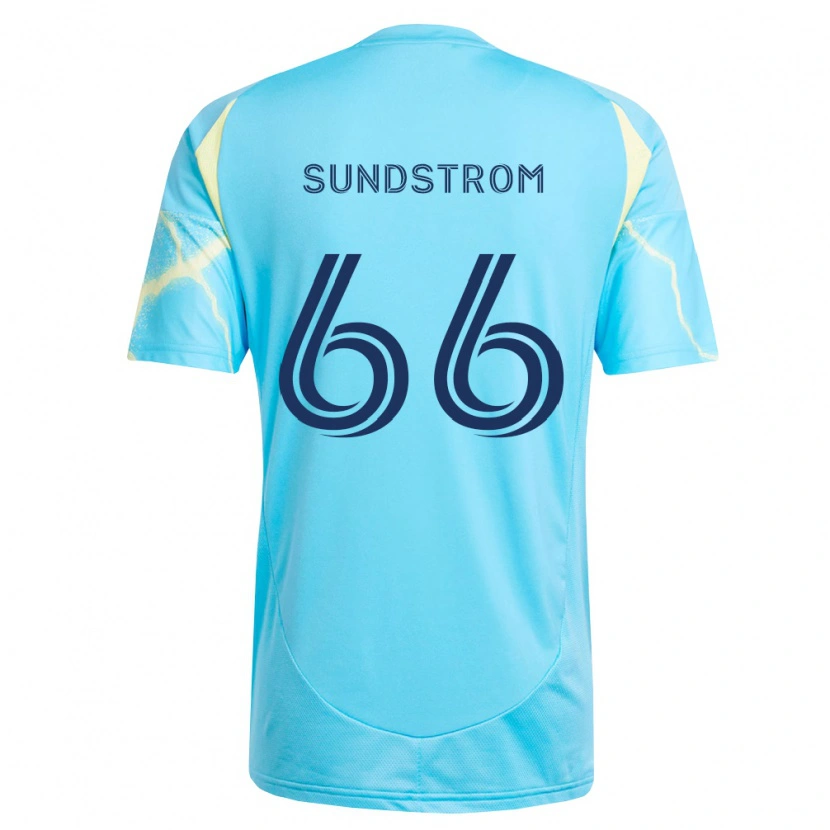 DanxenメンズFinn Sundstrom#66薄青黒薄黄アウェイシャツ2026/27ジャージーユニフォーム