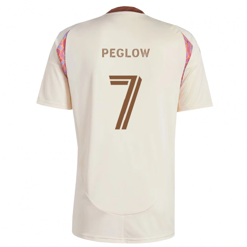 DanxenメンズPeglow#7オフホワイトピンクアウェイシャツ2026/27ジャージーユニフォーム
