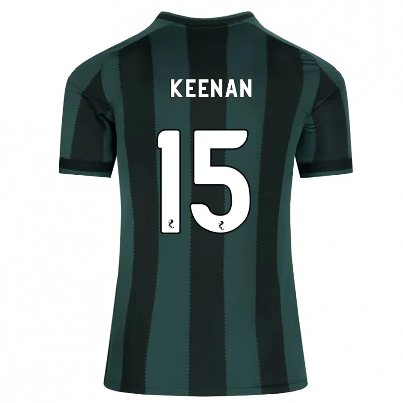 DanxenメンズCalvin Keenan#15ダークスレートグレー 黒アウェイシャツ2026/27ジャージーユニフォーム