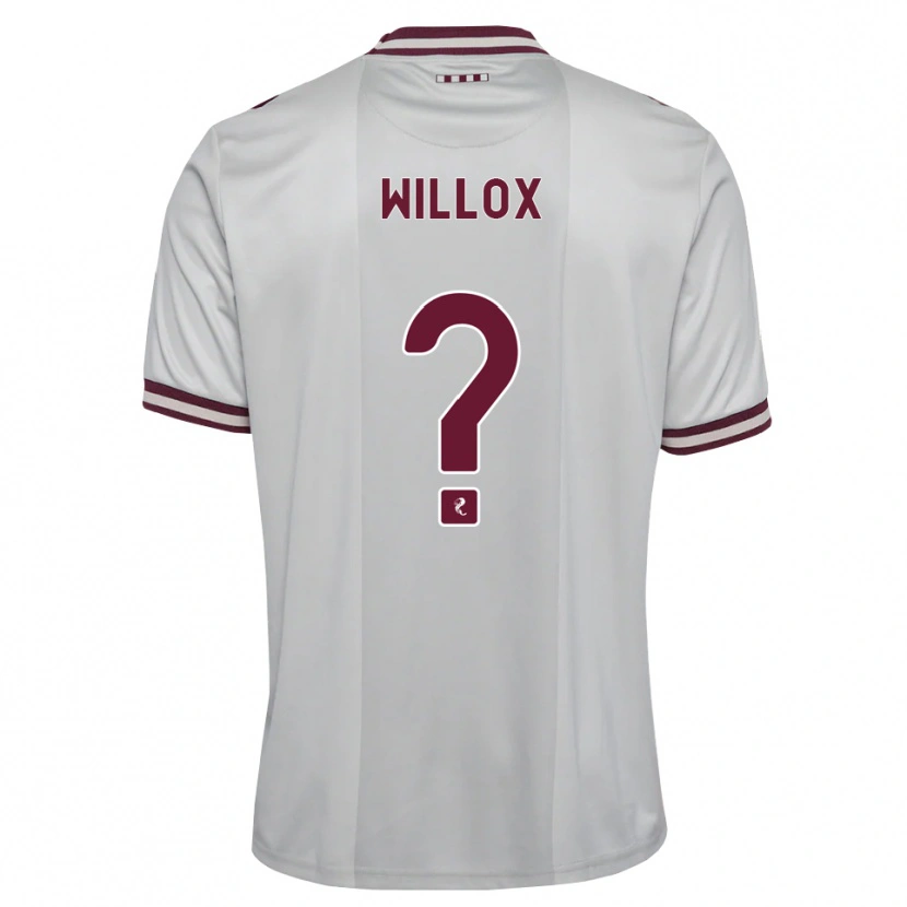 DanxenメンズHarry Willox#0白バーガンディアウェイシャツ2026/27ジャージーユニフォーム