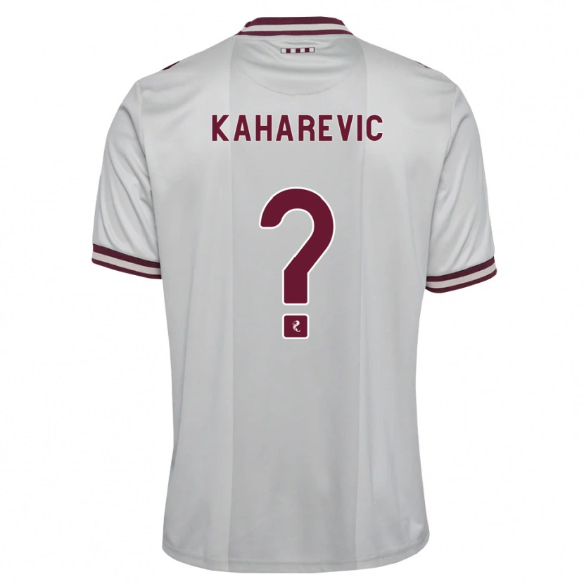 DanxenメンズSinan Kaharevic#0白バーガンディアウェイシャツ2026/27ジャージーユニフォーム