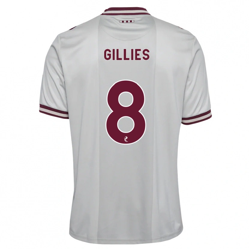 DanxenメンズMatthew Gillies#8白バーガンディアウェイシャツ2026/27ジャージーユニフォーム