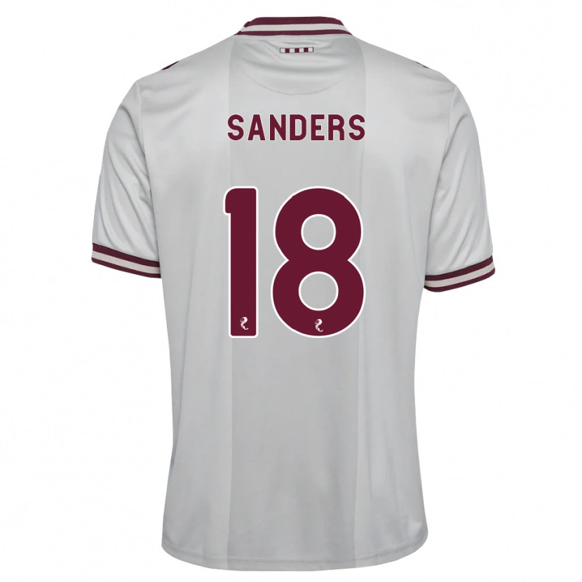DanxenメンズCharlie Sanders#18白バーガンディアウェイシャツ2026/27ジャージーユニフォーム