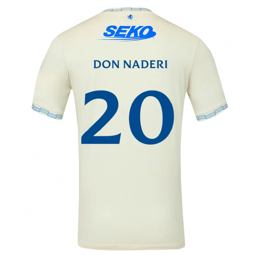 Danxenメンズライアン・ナデリ#20ディープスカイブルー白アウェイシャツ2026/27ジャージーユニフォーム