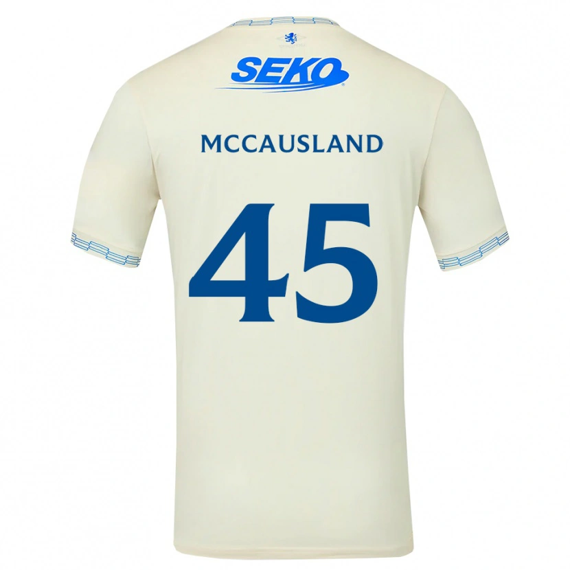 Danxenメンズロス・マッコースランド#45ディープスカイブルー白アウェイシャツ2026/27ジャージーユニフォーム