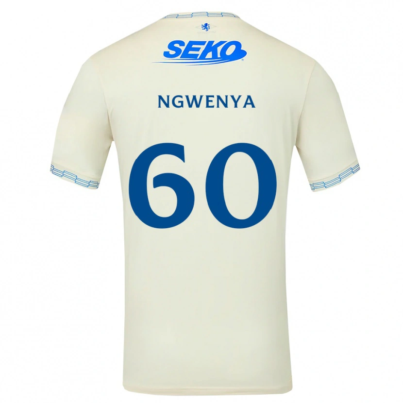 DanxenメンズCorey Ngwenya#60ディープスカイブルー白アウェイシャツ2026/27ジャージーユニフォーム