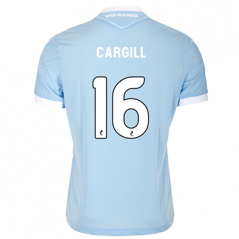 DanxenメンズRory Cargill#16ライトスカイブルー白アウェイシャツ2026/27ジャージーユニフォーム