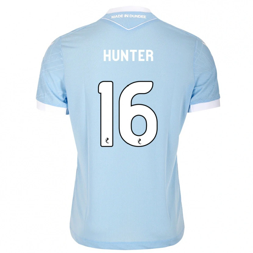DanxenメンズMichael Hunter#16ライトスカイブルー白アウェイシャツ2026/27ジャージーユニフォーム