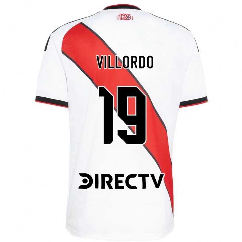 DanxenレディースJuan Villordo#19赤白黒ホームシャツ2026/27ジャージーユニフォーム